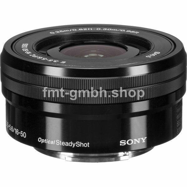 Sony SELP1650 16–50 mm OSS-Objektiv: Sony E PZ 16–50 mm f/3,5–5,6 OSS Objektiv